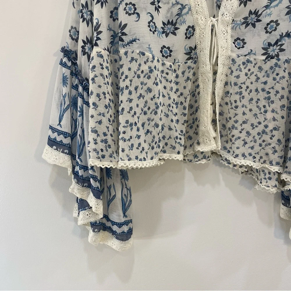 Free People Placed‎ Print Lola Jacket Kimono - Picture 6 of 9